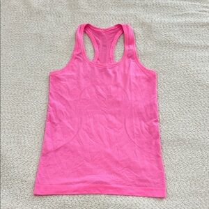 Lululemon Athletica Bright Pink Tank Top